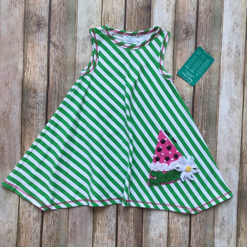 NWT Peaches N’ Cream Watermelon Swing Top